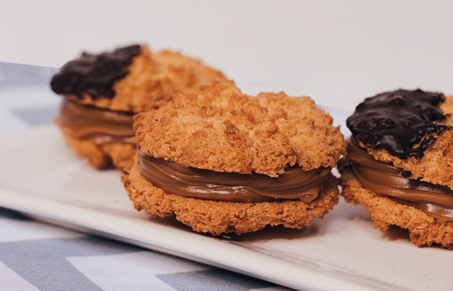 Alfajores de coco