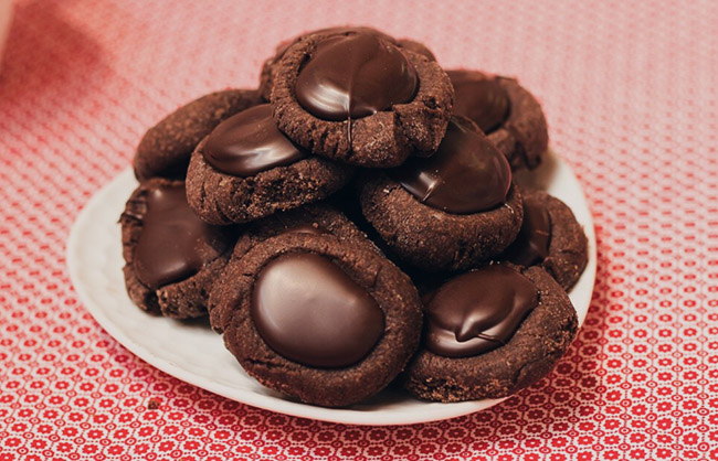 Pepas de chocolate